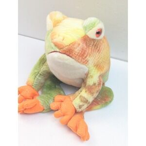 Ty Prince the‎ Frog 2000 Tie-Dye Frog Plush 12" Beanbag Animal